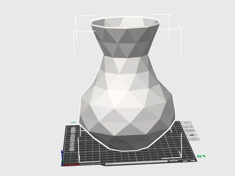 Vase low poly
