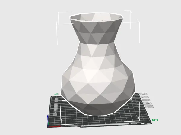Vase low poly