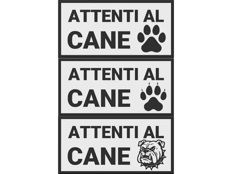 Attenti al cane, versione ITA, 3 colori