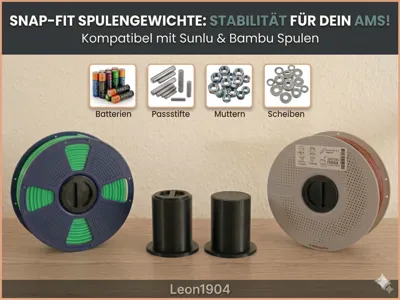 Spool Weight/Spool Weight for Bambu Lab and Sunlu