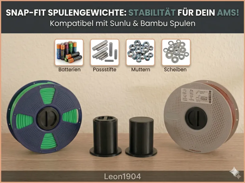 Spulengewicht/Spool Weight für Bambu Lab und Sunlu