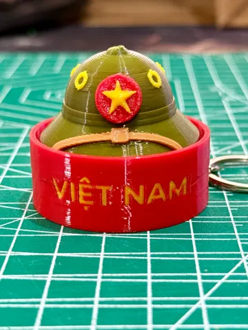 Pieza para disfraz o exhibición: Vietnamese Soldier Pith Helmet Clicker — vista de referencia 2