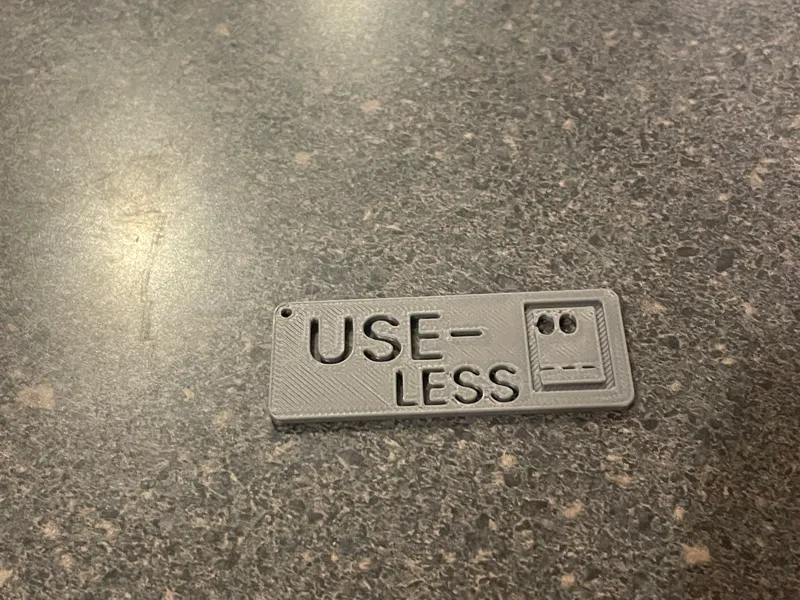 Most Useless Keychain Robot [ :) ]
