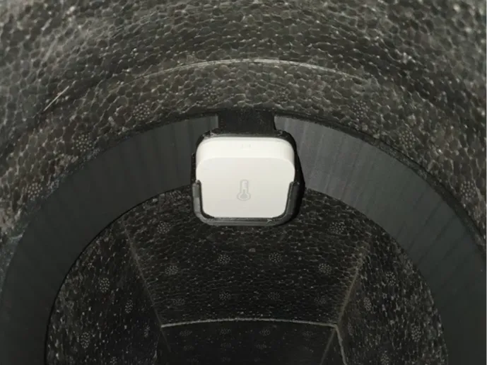 Aqara temp. sensor holder for ventilation unit