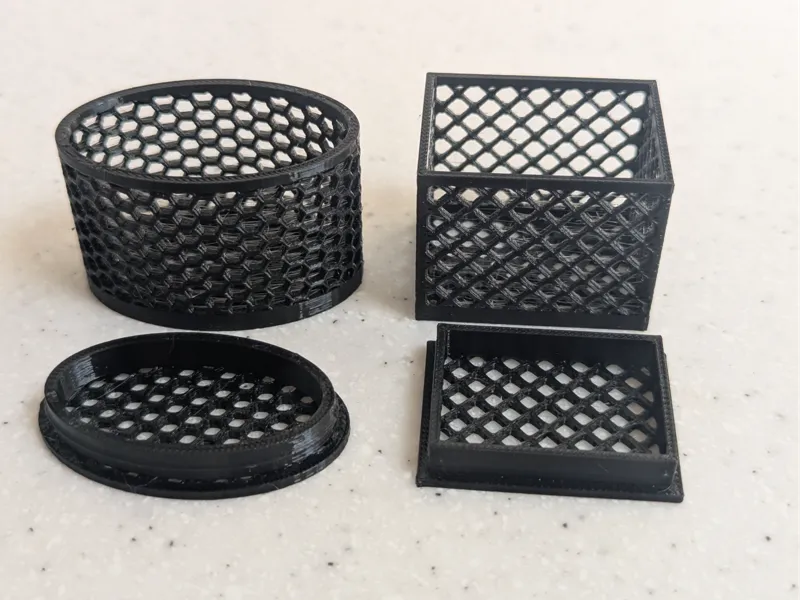 Parametric Customizable Mesh Basket Generator
