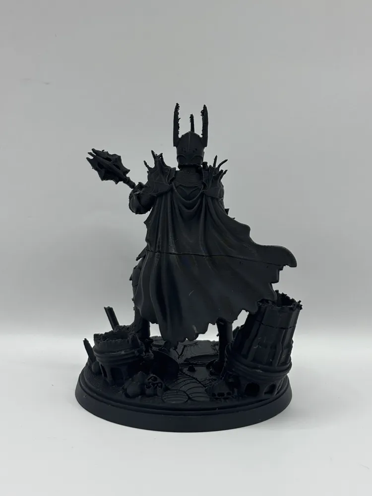 تصميم خاص تمثال لورد سورون الداكن للزينة القابلة للتجميع