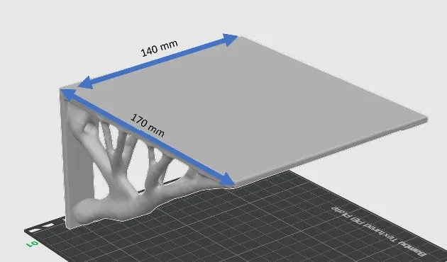 Topology Optimized Shelf Free 3d Print Model Makerworld