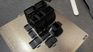 Eine Druckplatte, PETG, ohne Hygrometer, verstärkte Deckel