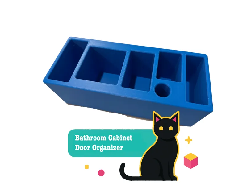 Bathroom Cabinet Door Organizer