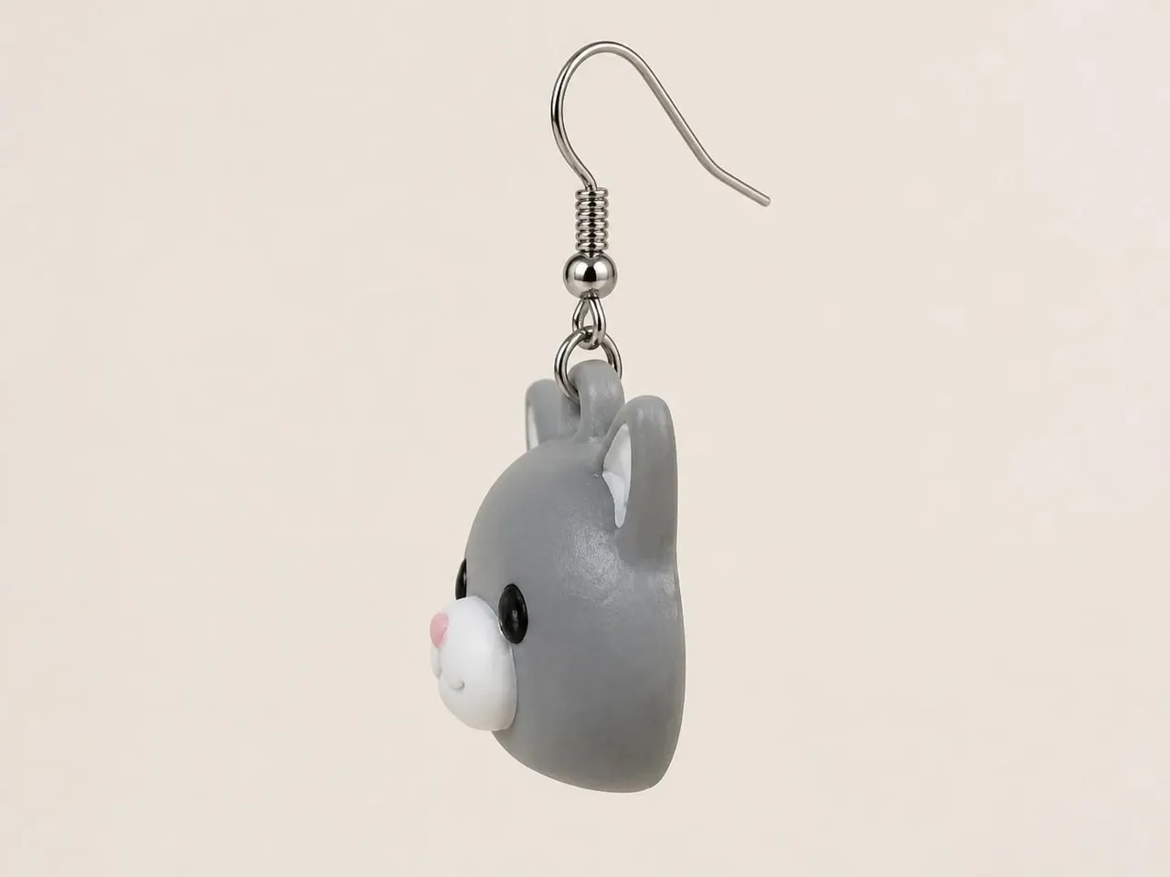 Bashful Kitten Earrings view 3
