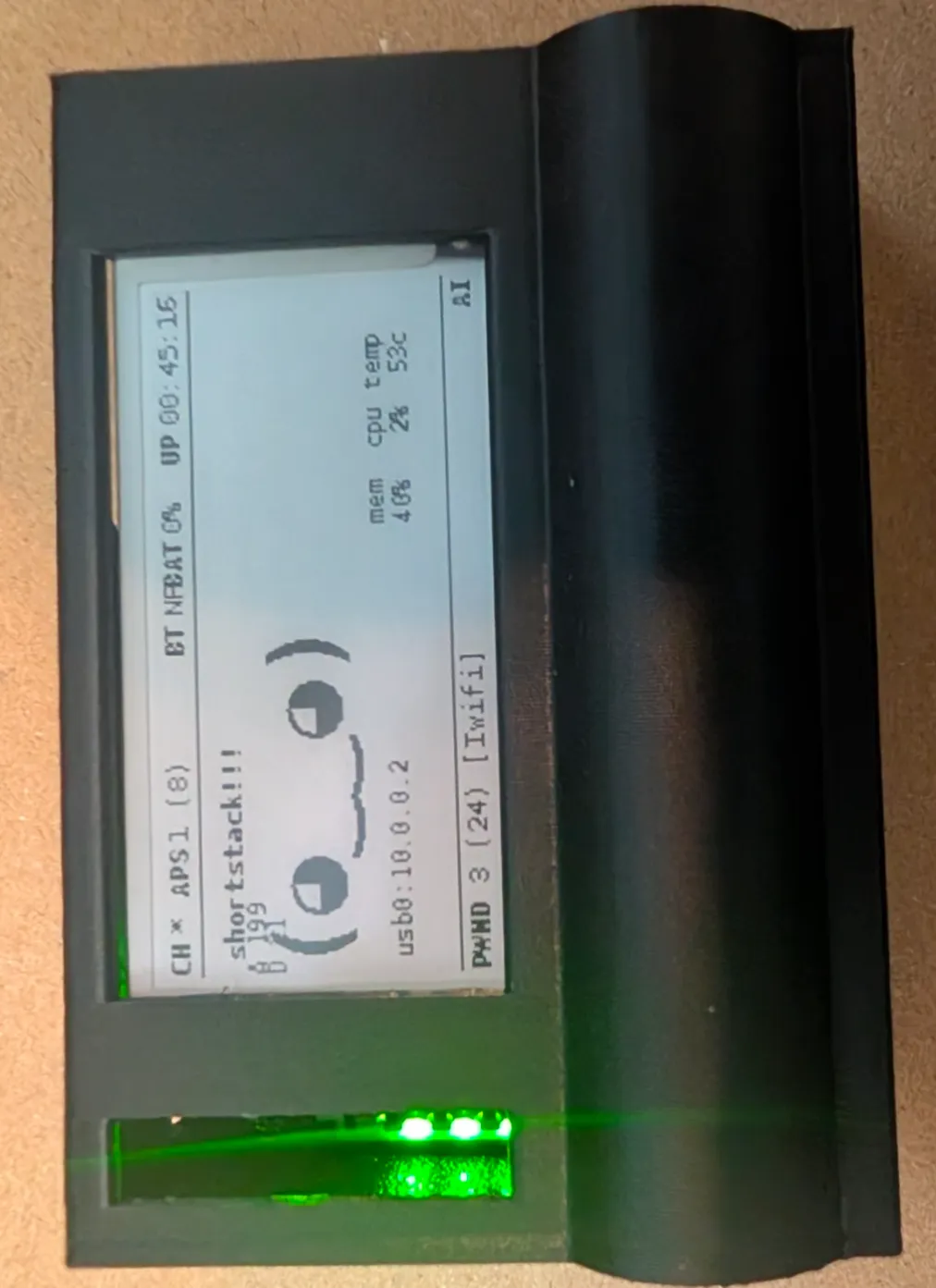 Boîtier Pwnagotchi pour Geekworm X306 V1.3