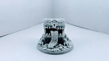 Figura decorativa: Treasure Chest Mimic Miniature — vista de referencia 3