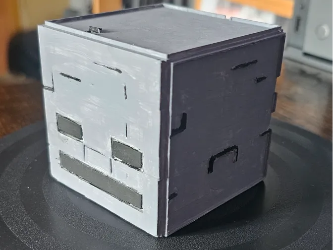Tête squelette Minecraft