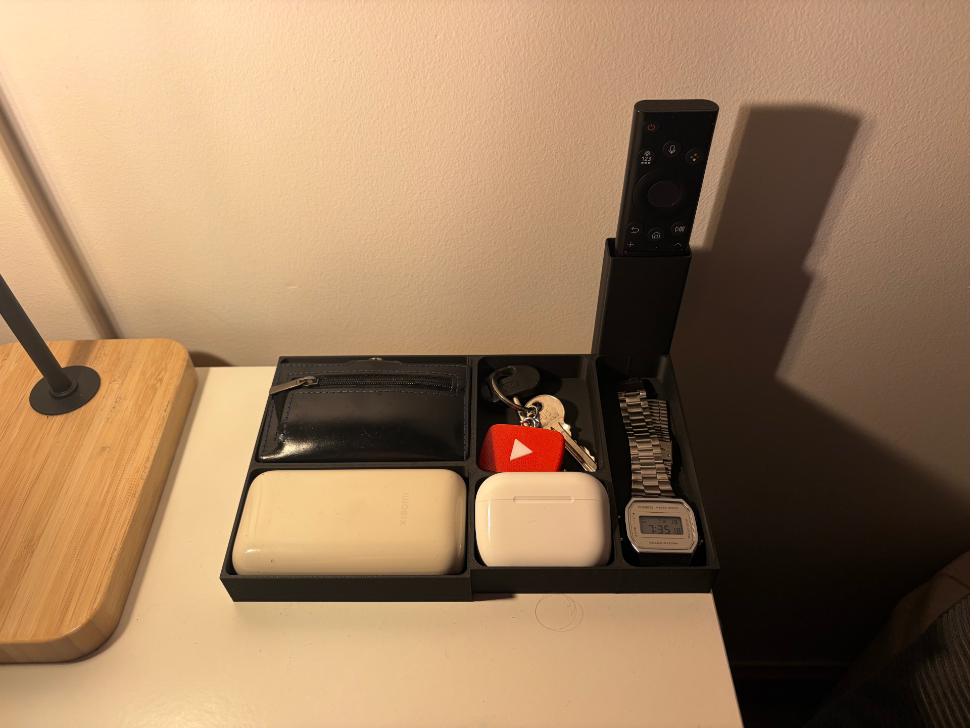 Minimalist Bedside Table Organizer