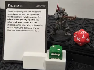 Pathfinder & Wargame Status Card Holder