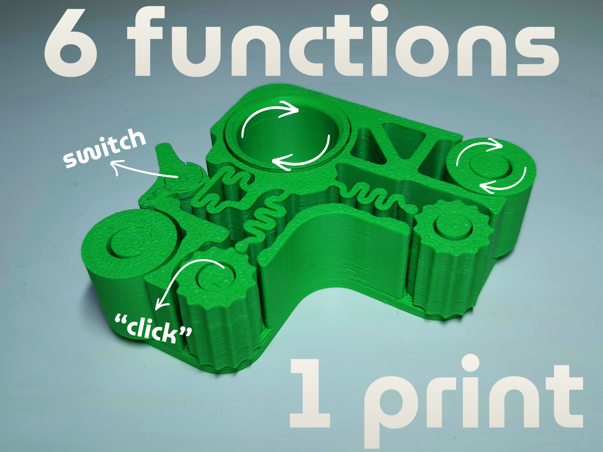 Satisfying 6 in 1 Fidget Toy