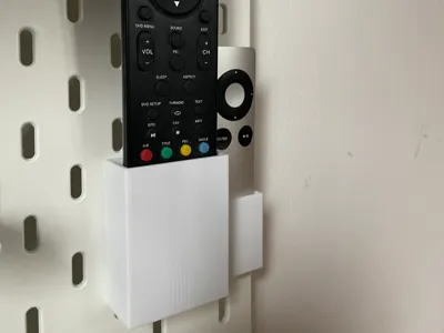 Ikea Skadis remoteholder for Apple TV 3.gen