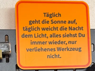 Sign with Quote