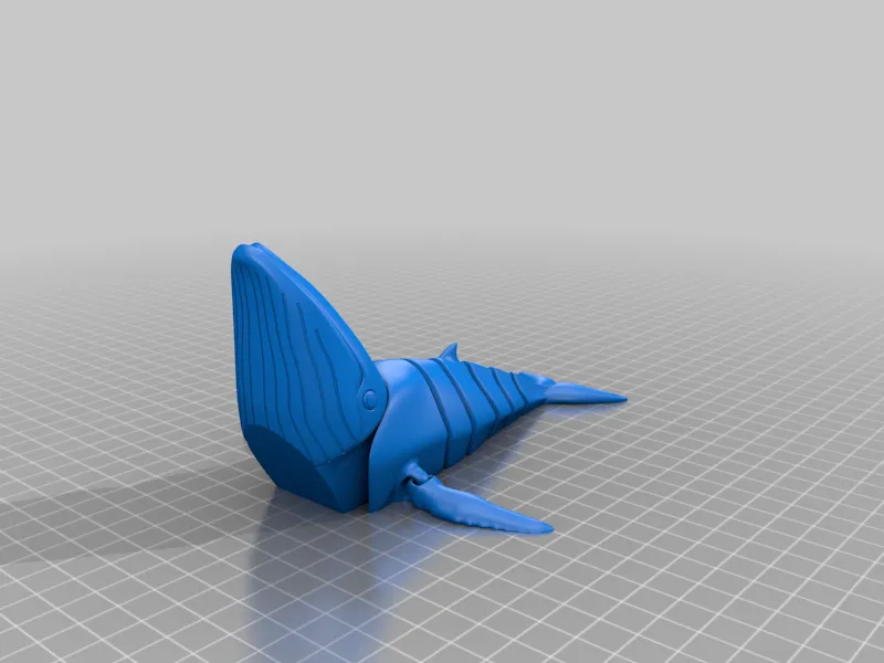 Flexi Humpback Whale (print-in-place) view 3