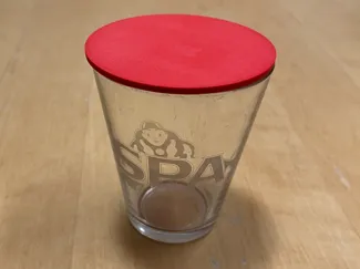 Spa glass Lid/Identification/Coaster
