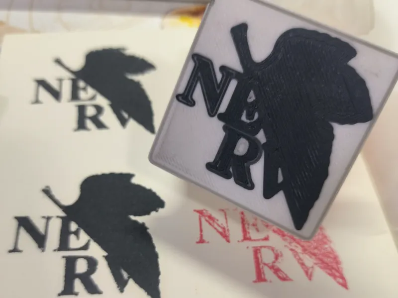EVA NREV—NGE标志印章  无需多色系统