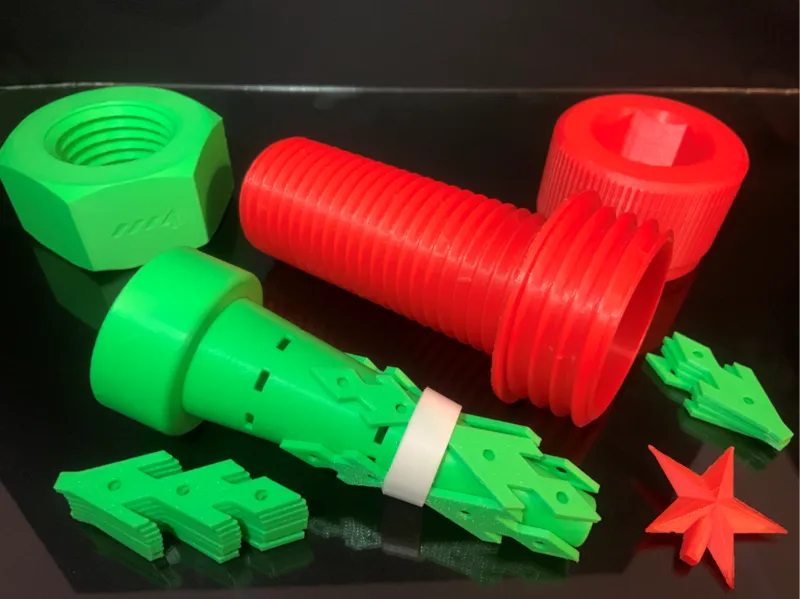 STL Hardware Parts - Xmas Bolt
