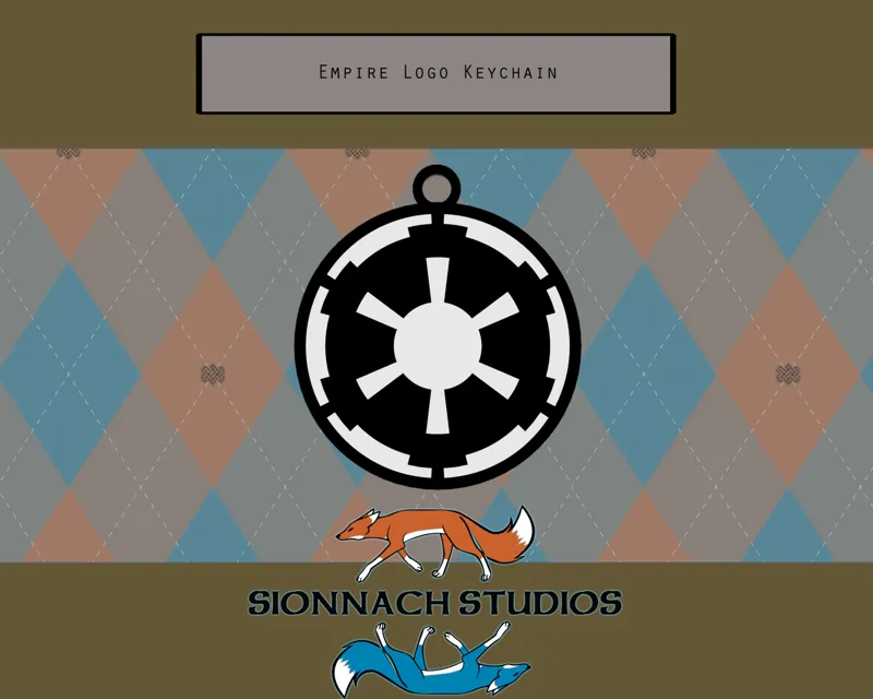 Star Wars Empire Logo Keychain