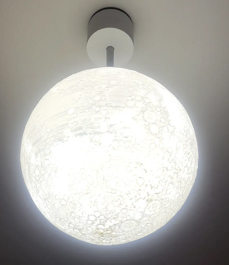 Real life moon light fixture
