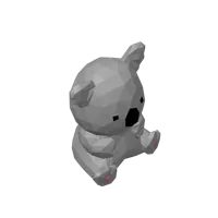 Koala low poly — photo 2