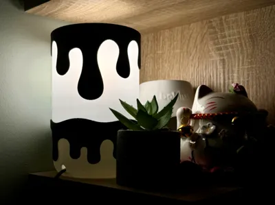 Thick drip lamp