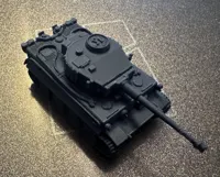 Impression inclinée, moins de support sur le devant du tank
