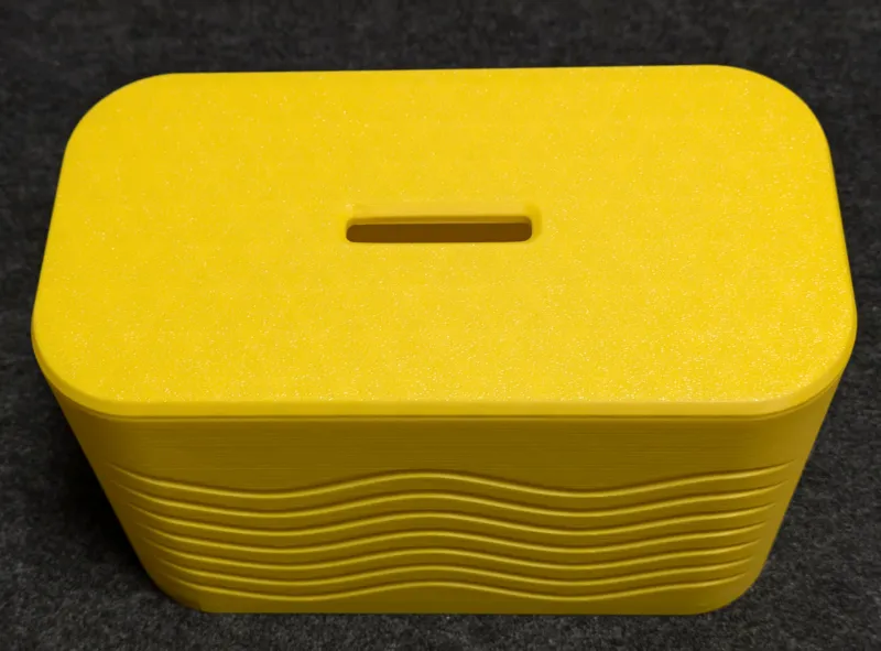 Sturdy Piggybank (with or without a wavy-pattern) 