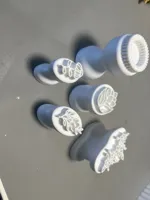 Set de 5 tampons floraux pour pâte polymère — photo 2