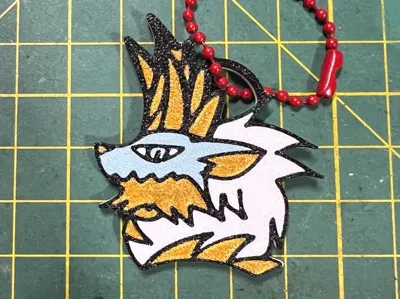 Zinogre - ジンオウガ (Jin'ōga) - Monster Hunter Zinogre keychain
