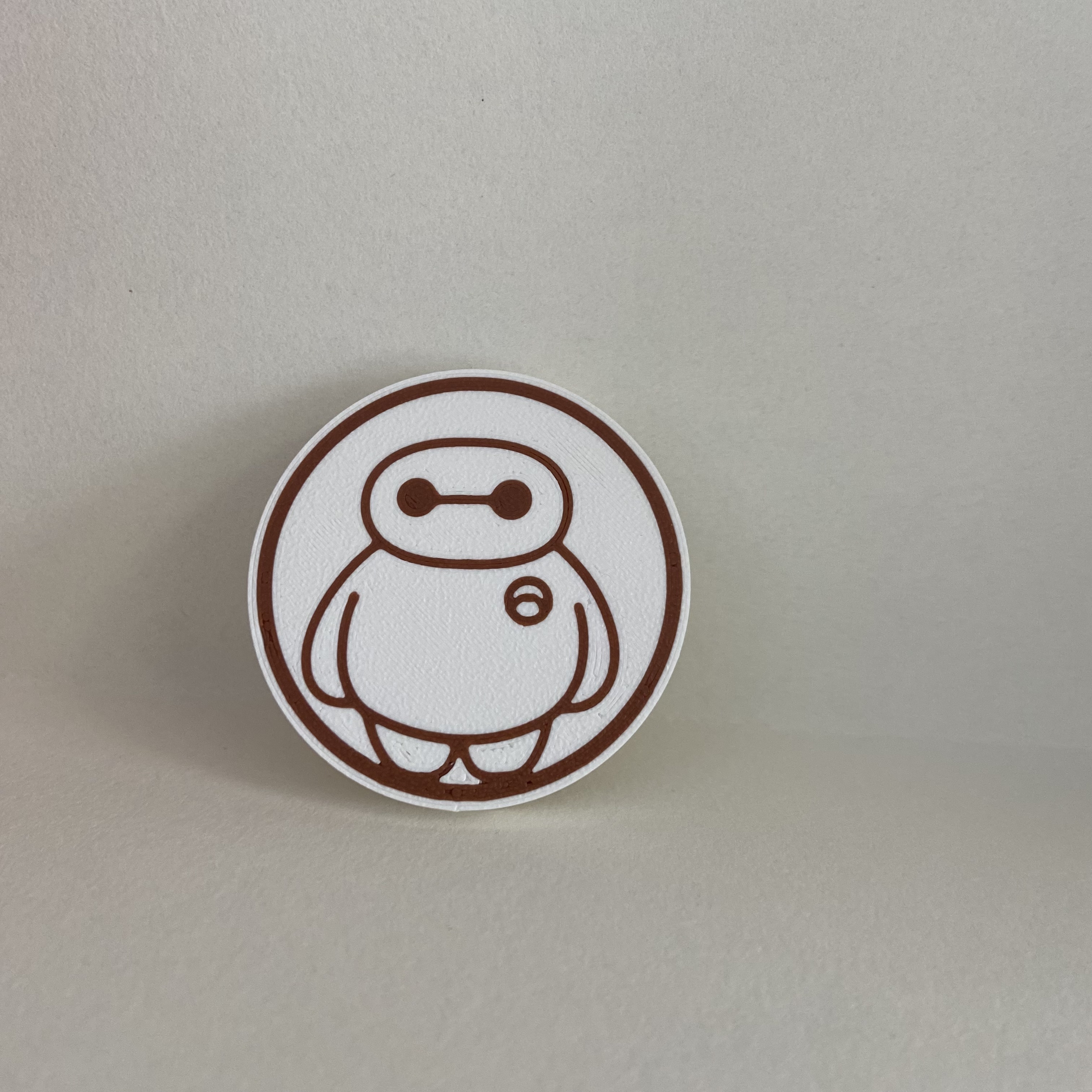Miniatura 1 do modelo 3D 大白冰箱贴-baymax超能陆战队系列挂件钥匙扣冰箱贴