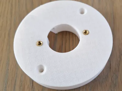 Ceiling light spacer with cablechannel space