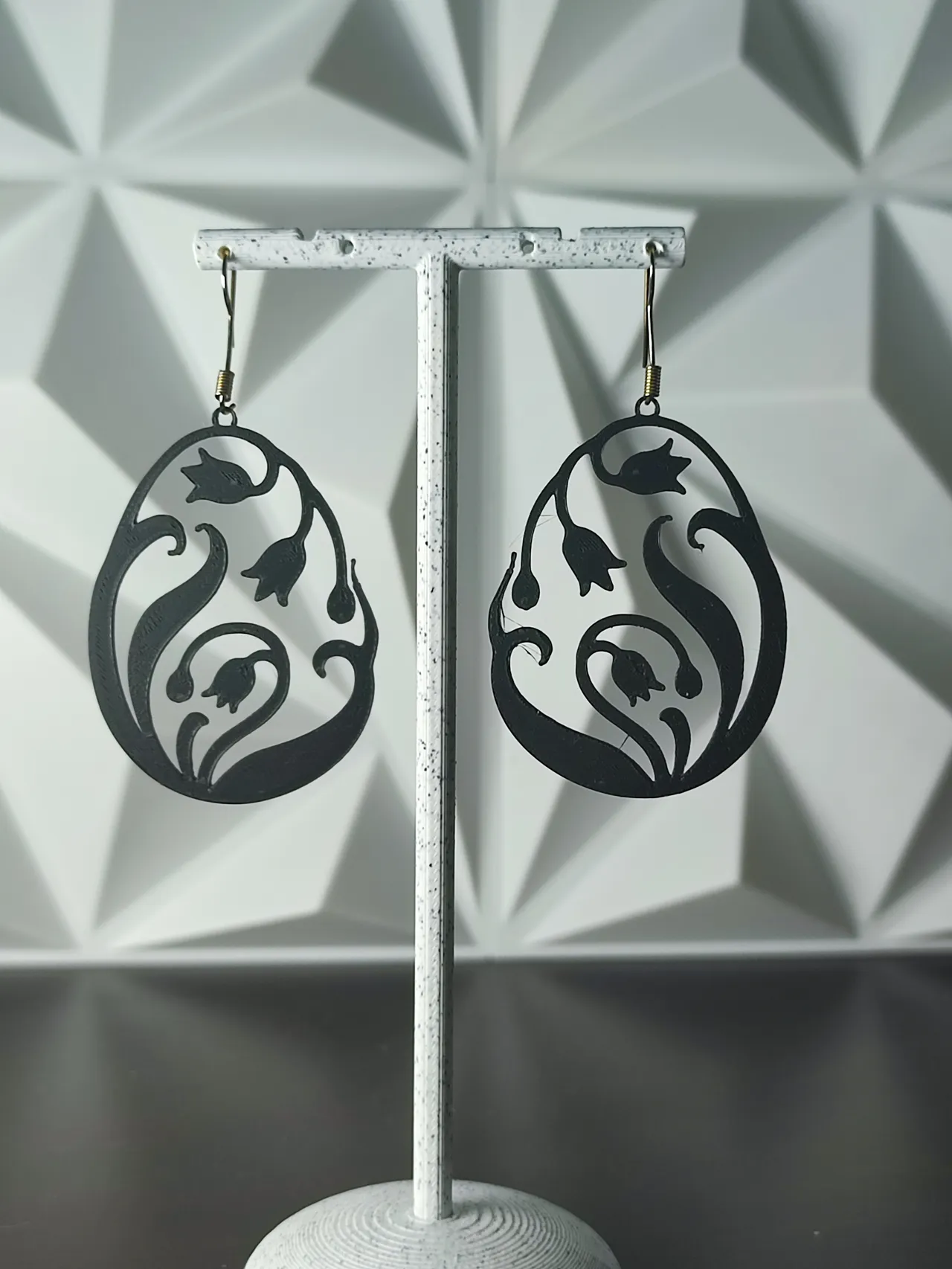 Aretes Lirios de la Noche view 2