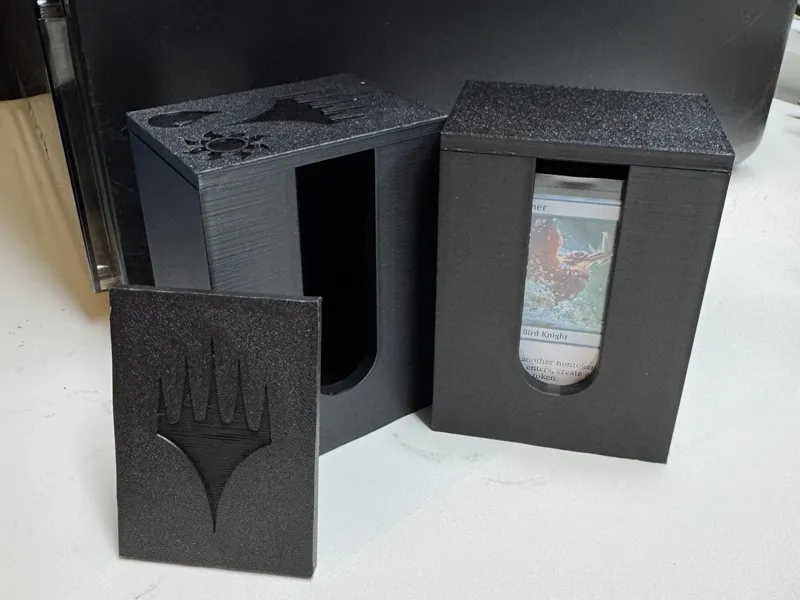 Card Game deck box (60 Sleeved Cards)