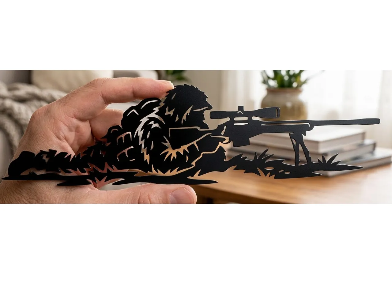 sniper wall art V2 view 2