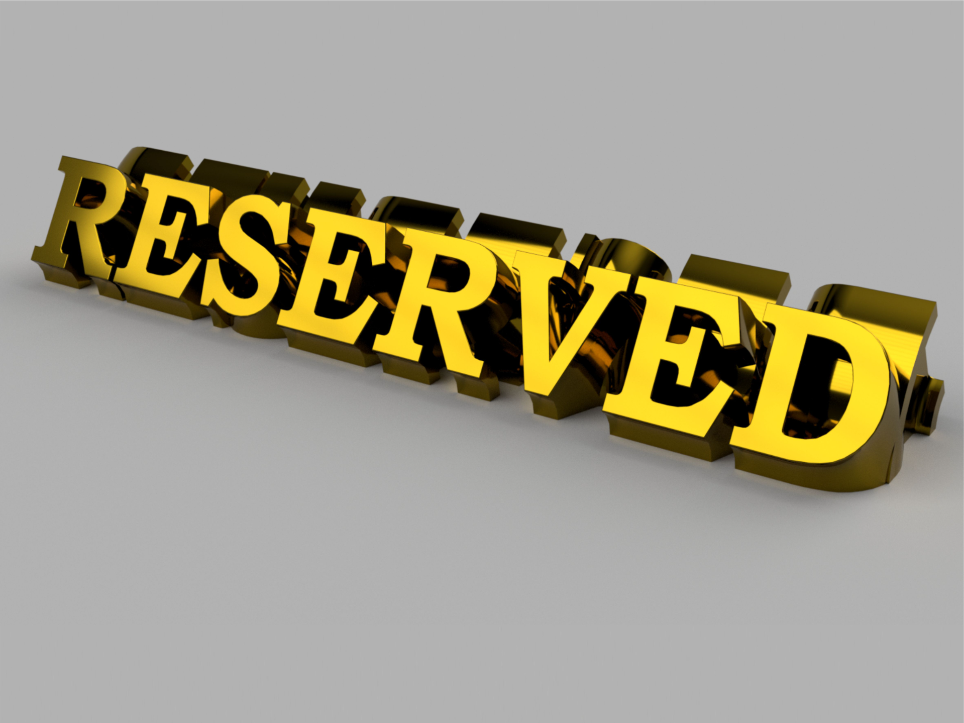 Reserved Table Sign – Restaurant Cafe Table Marker