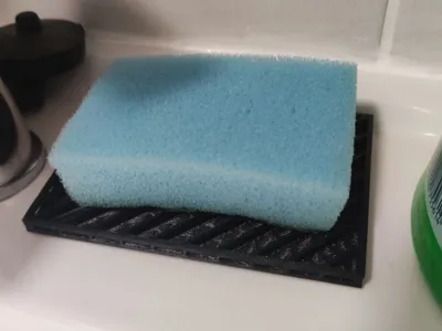 Anti-slip simple sponge holder