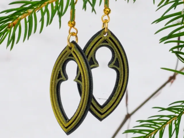 Earrings - 'Nonnenkopf'