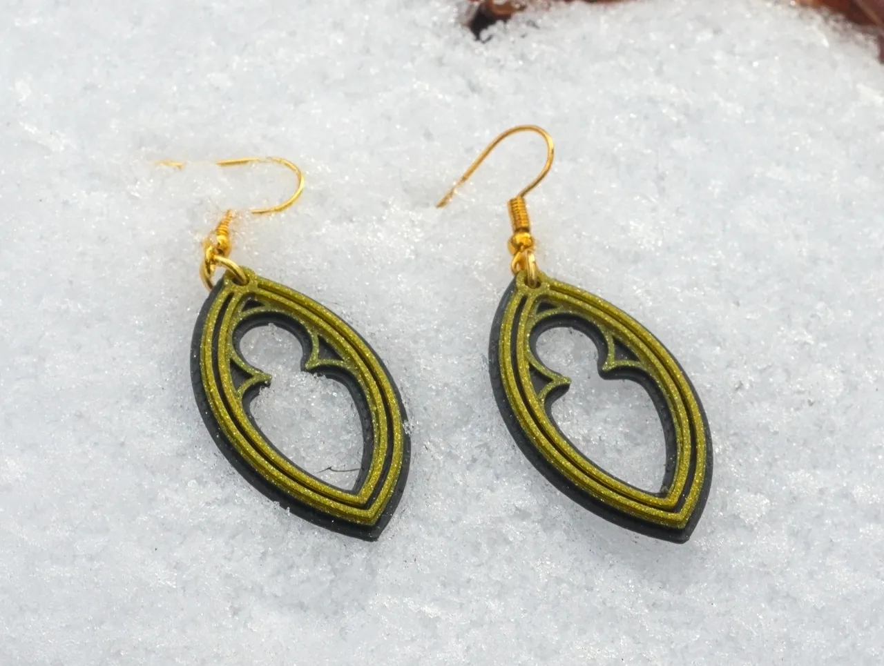 Earrings - 'Nonnenkopf' view 2