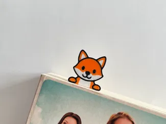Fox Bookmark – clever and playful