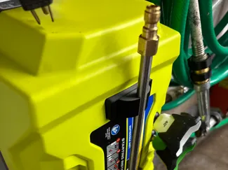 Ryobi automotive pressure washer wand mount