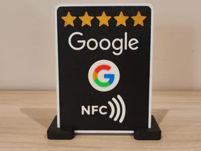 NFC Google Review Display