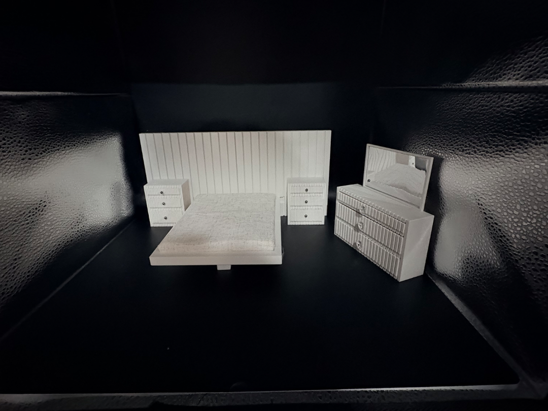 1:12 floating bedroom set