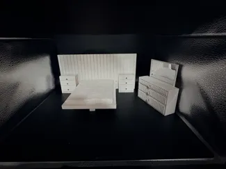 1:12 floating bedroom set