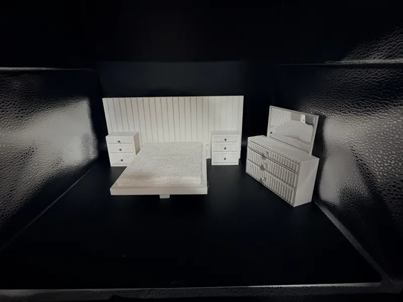 1:12 floating bedroom set