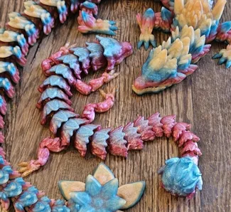 Flail Tail Petal Dragon articulating flexi